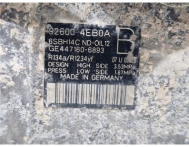 Compresor Aire Acondicionado Renault Koleos II  2 0 Zen [2 0 Ltr  - 130 kW dCi Diesel FAP Energy]