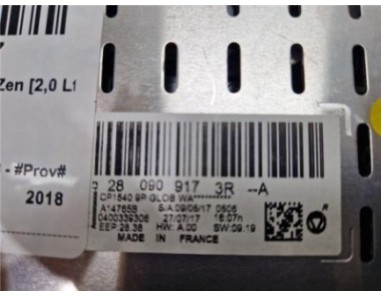 PANTALLA NAVEGADOR Renault Koleos II  2 0 Zen [2 0 Ltr  - 130 kW dCi Diesel FAP Energy]