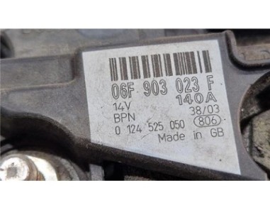 Alternador Audi A3  2 0 TDI 16V