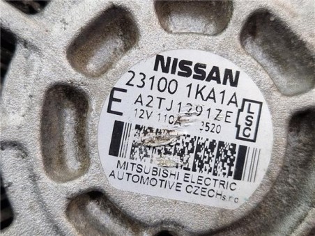 Alternador Nissan Juke I  1 6 Acenta [1 6 Ltr  - 86 kW 16V CAT]