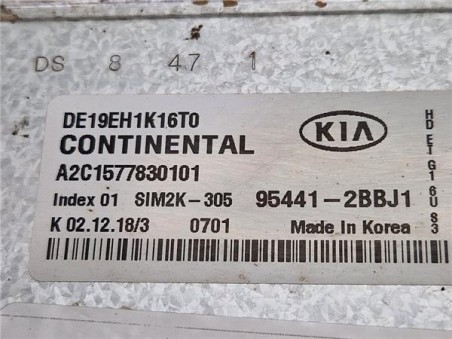 Centralita Cambio Automatico Kia Niro  Híbrido Concept [Híbrido 104 kW ]