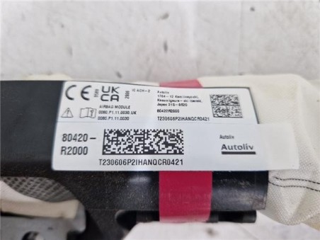 Airbag cortina delantero derecho Kia Sportage  1 6 Concept [1 6 Ltr  - 110 kW T-GDI CAT]