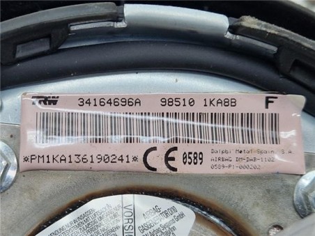 Airbag Volante Nissan Juke I  1 6 Acenta [1 6 Ltr  - 86 kW 16V CAT]