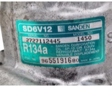 Compresor Aire Acondicionado Citroen C3  1 4 i