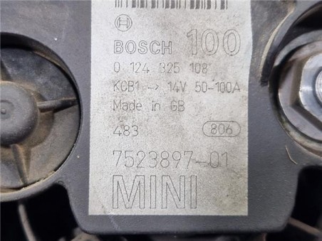 Alternador Mini MINI  1 6 Cooper [1 6 Ltr  - 85 kW 16V CAT]