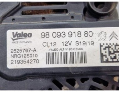 Alternador Opel Crossland X  1 2 Excellence [1 2 Ltr  - 96 kW]