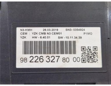 Cuadro Instrumentos Opel Crossland X  1 2 Excellence [1 2 Ltr  - 96 kW]