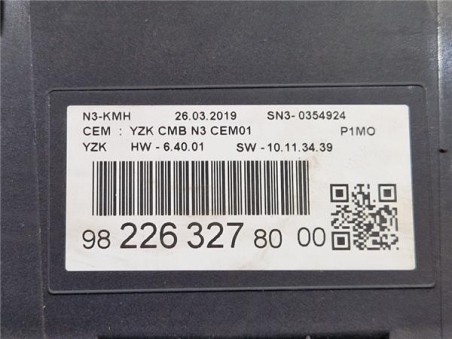 Cuadro Instrumentos Opel Crossland X  1 2 Excellence [1 2 Ltr  - 96 kW]