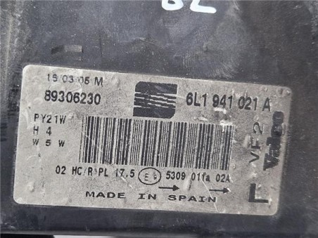 Faro Delantero Izquierdo Seat Ibiza  1 4 TDI