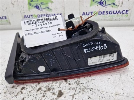 Piloto Porton Trasero Derecho Volkswagen Golf VII  1 6 BlueMotion [1 6 Ltr  - 81 kW 16V TDI DPF]