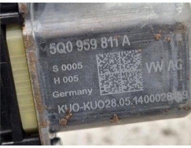 Elevalunas Electrico Trasero Izquierdo Volkswagen Golf VII  1 6 BlueMotion [1 6 Ltr  - 81 kW 16V TDI DPF]