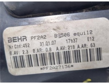 Motor Calefaccion Peugeot 307 CC Cabrio-Coupé  2 0 [2 0 Ltr  - 100 kW 16V HDi FAP]