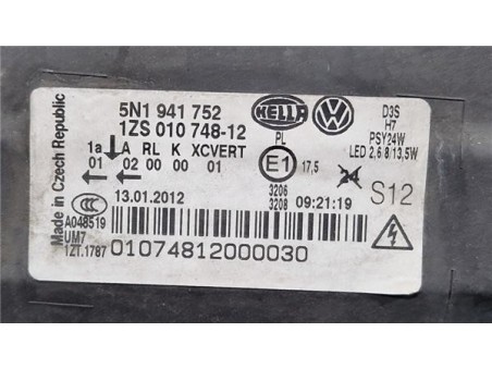 FARO XENON DERECHO Volkswagen Tiguan  2 0 TDI