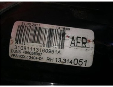 Piloto Trasero Derecho Opel ASTRA J SPORTS TOURER 1 7 16V CDTI 