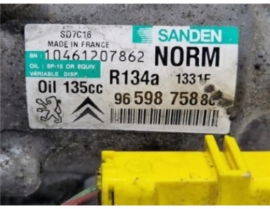 Compresor Aire Acondicionado Peugeot 308 SW  1 6 HDi