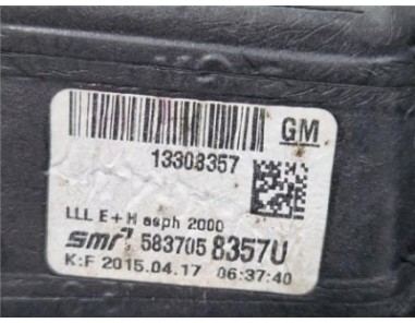 Retrovisor Electrico Izquierdo Opel Astra J Berlina 5p  1 6 Excellence [1 6 Ltr  - 81 kW CDTI DPF]