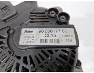 Alternador Peugeot 308 SW  1 6 Confort [1 6 Ltr  - 80 kW HDi FAP CAT ]