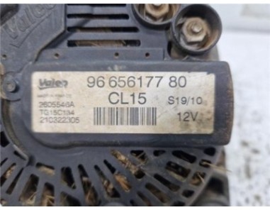 Alternador Peugeot PARTNER Furgón  1 6 HDi 75