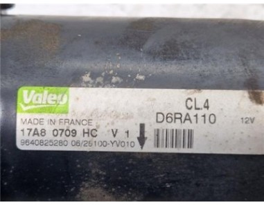 Motor Arranque Citroen Xsara Picasso  1 6 HDi