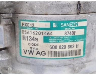 Compresor Aire Acondicionado Seat Ibiza  1 9 SDI