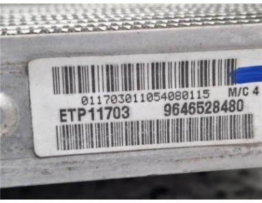 RADIADOR AGUA Citroen Xsara Picasso  1 6 HDi