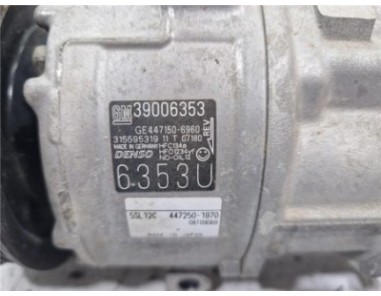 Compresor Aire Acondicionado Opel Corsa E  1 4 Design LINE [1 4 Ltr  - 66 kW 16V bivalent  Gasolina / LPG]