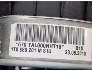 Airbag Volante Volkswagen Touran  2 0 Advance [2 0 Ltr  - 103 kW TDI]
