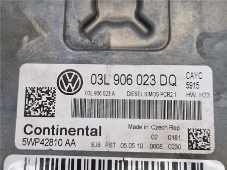 Centralita Volkswagen Golf VI  1 6 Advance [1 6 Ltr  - 77 kW TDI DPF]