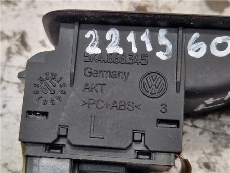 MANDO ELEVALUNAS TRASERO IZQUIERDO Volkswagen Golf VI  1 6 Advance [1 6 Ltr  - 77 kW TDI DPF]