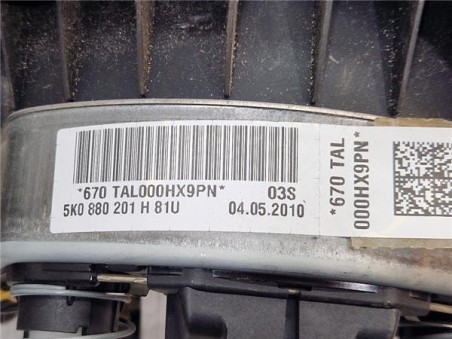 Airbag Volante Volkswagen Golf VI  1 6 Advance [1 6 Ltr  - 77 kW TDI DPF]