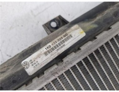 RADIADOR AGUA Volkswagen Golf VI  1 6 Advance [1 6 Ltr  - 77 kW TDI DPF]