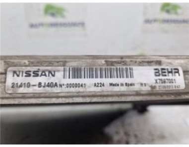 RADIADOR AGUA Nissan NV200 /Evalia  1 5 NV200 Combi Comfort [1 5 Ltr  - 81 kW dCi CAT]