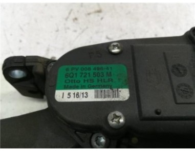 Potenciometro Pedal Gas Seat Toledo  1 6 Reference [1 6 Ltr  - 77 kW TDI]