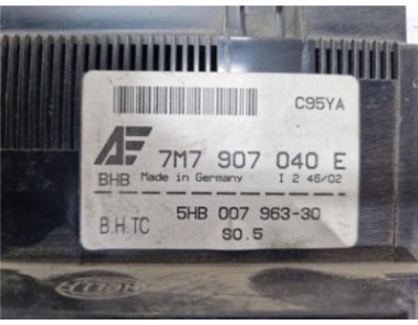 Mandos Climatizador Seat Alhambra  1 9 TDI