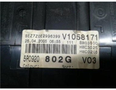 Cuadro Completo Seat Altea  1 9 TDI