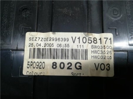 Cuadro Completo Seat Altea  1 9 TDI