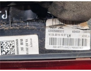 Piloto Porton Trasero Izquierdo Hyundai I20 ACTIVE 1 0 TGDI 