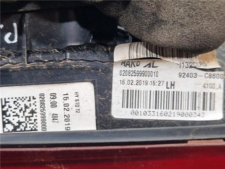 Piloto Porton Trasero Izquierdo Hyundai I20 ACTIVE 1 0 TGDI 