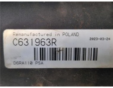 Motor Arranque Citroen C2  1 4 SX [1 4 Ltr  - 50 kW HDi]