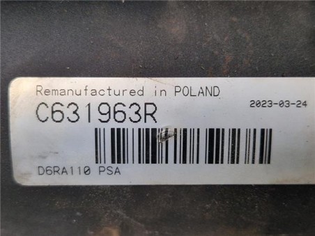 Motor Arranque Citroen C2  1 4 SX [1 4 Ltr  - 50 kW HDi]