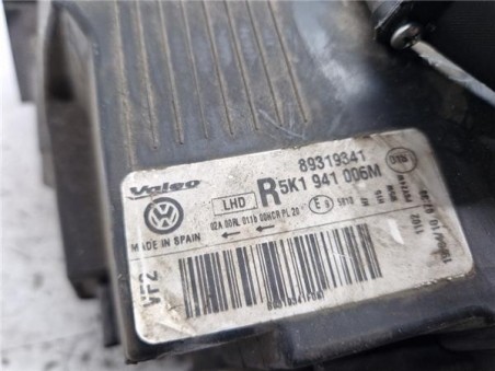 Faro Delantero Derecho Volkswagen Golf VI  1 6 Advance [1 6 Ltr  - 77 kW TDI DPF]