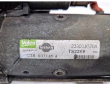 Motor Arranque Nissan Qashqai +2  2 0 Visia [2 0 Ltr  - 110 kW dCi Turbodiesel CAT]