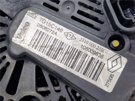 Alternador Renault Megane III Berlina 5P  1 5 Dynamique [1 5 Ltr  - 78 kW dCi Diesel]