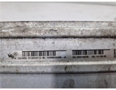 Intercooler Renault Megane III Berlina 5P  1 5 Dynamique [1 5 Ltr  - 78 kW dCi Diesel]