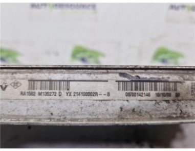 RADIADOR AGUA Renault Megane III Berlina 5P  1 5 Dynamique [1 5 Ltr  - 78 kW dCi Diesel]