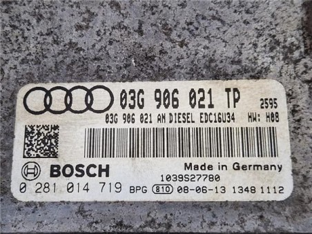Centralita Audi A3 Sportback  1 9 TDI Ambition [1 9 Ltr  - 77 kW TDI]