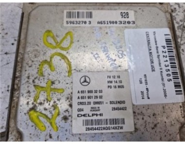 Centralita motor uce Mercedes-Benz Sprinter II Kombi  2 1 311 / 313 / 314 / 316 CDI  [2 1 Ltr  - 95 kW CDI CAT ]