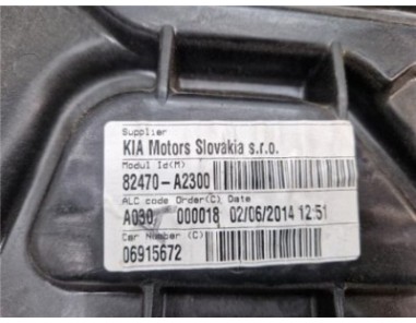 Elevalunas Electrico Delantero Izquierdo Kia Ceed  1 6 Drive [1 6 Ltr  - 94 kW CRDi CAT]