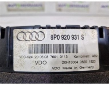 Cuadro Instrumentos Audi A3 Sportback  1 9 TDI Ambition [1 9 Ltr  - 77 kW TDI]