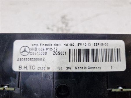 Mandos Climatizador Mercedes-Benz Sprinter II Kombi  2 1 311 / 313 / 314 / 316 CDI  [2 1 Ltr  - 95 kW CDI CAT ]